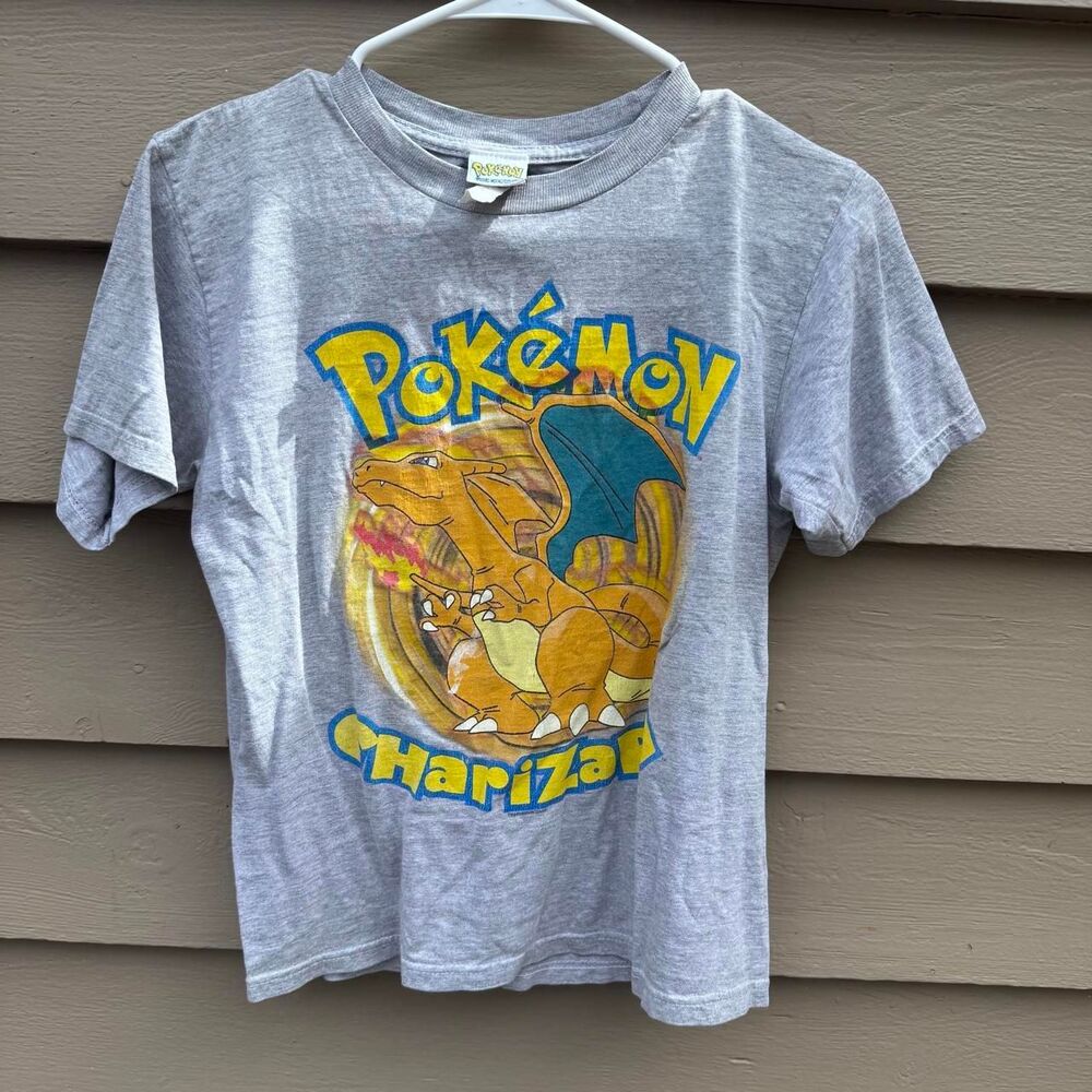 Pokemon Men's Grey T-shirt